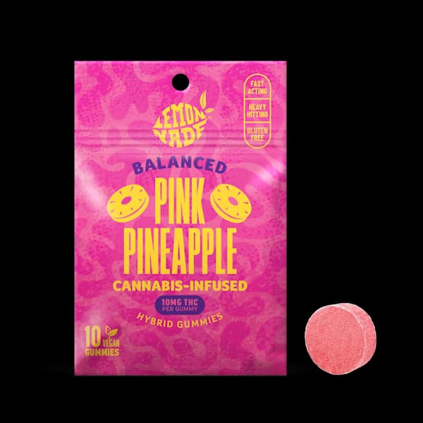 Lemonnade Pink Pineapple Gummies [10pk] (100mg)