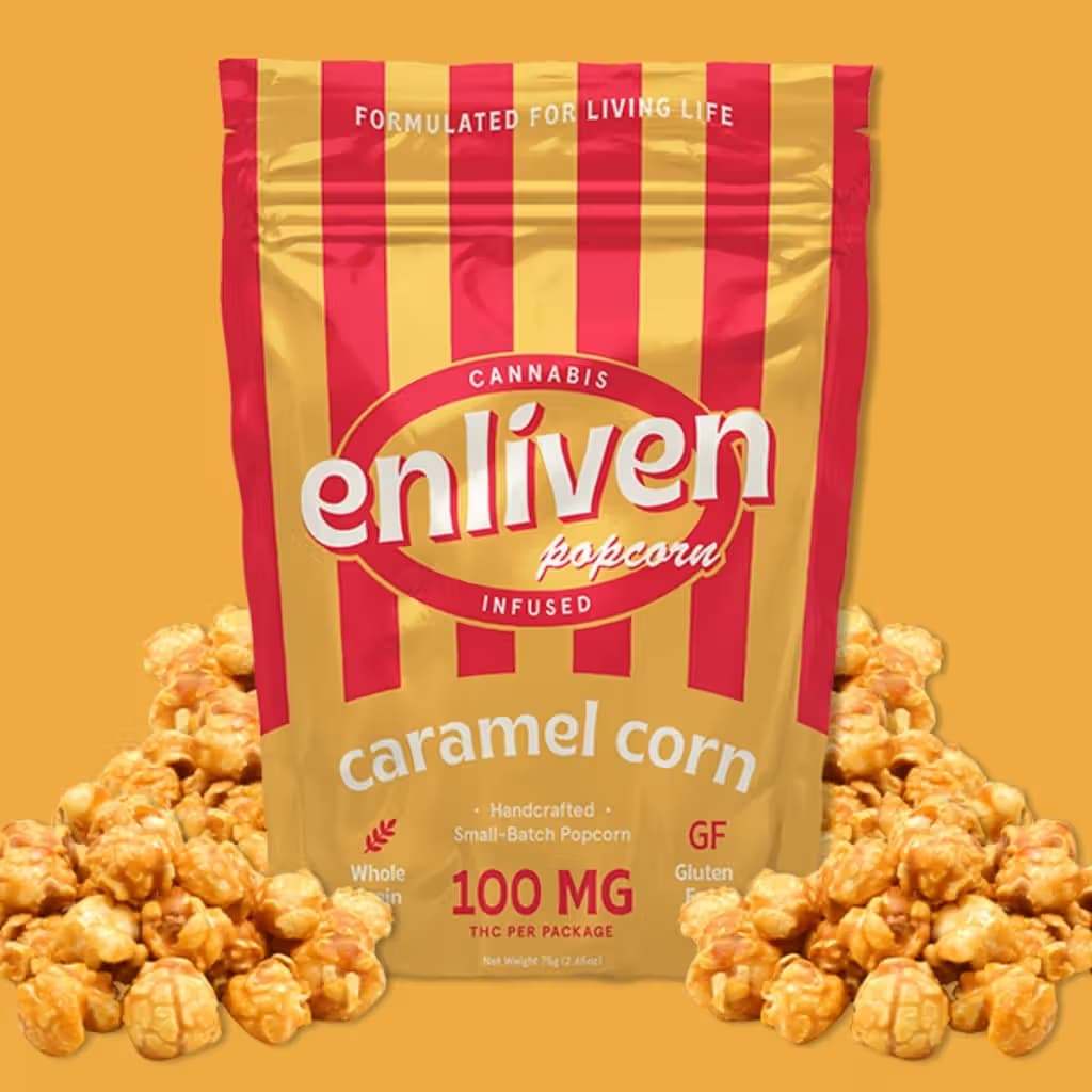 Enliven Caramel Corn (100mg)