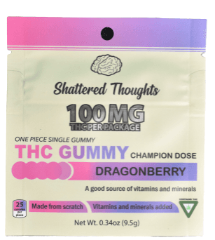Shattered Thoughts Dragonberry Gummies 1pk (100mg)