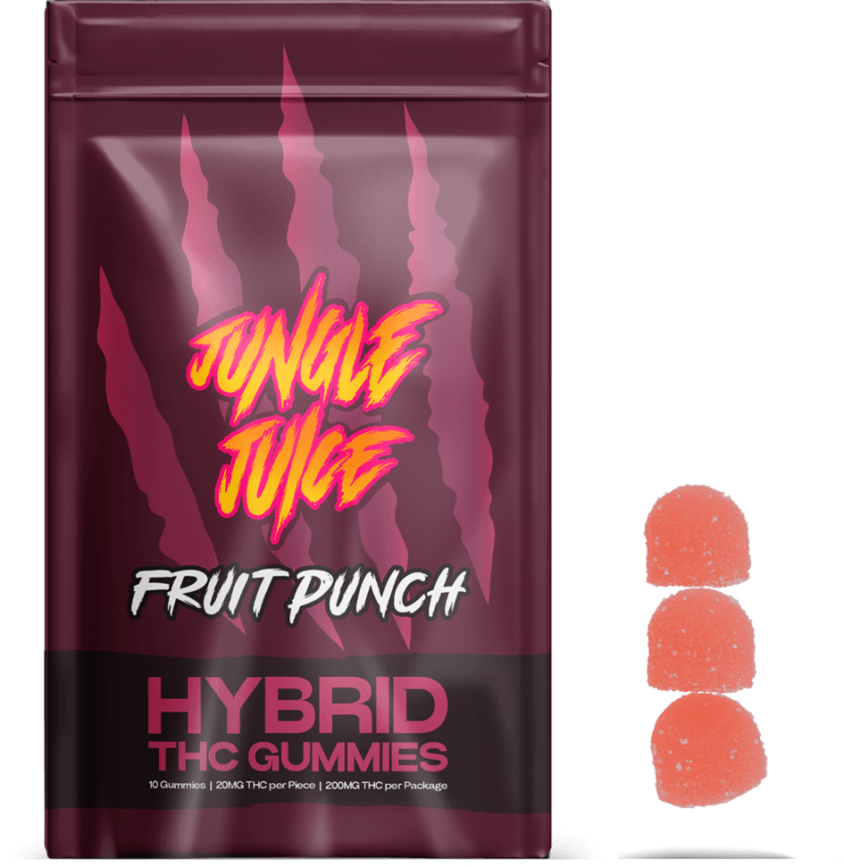 Jungle Juice Fruit Punch Gummies - 200mg