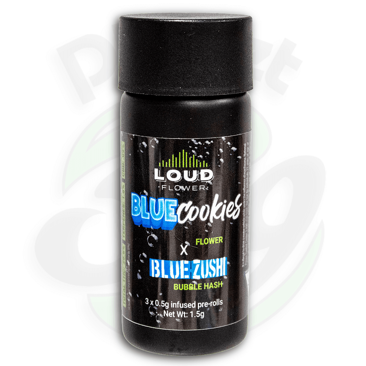 MI Loud Blue Cookies - 5 x .5g Bubble Hash Infused Prerolls