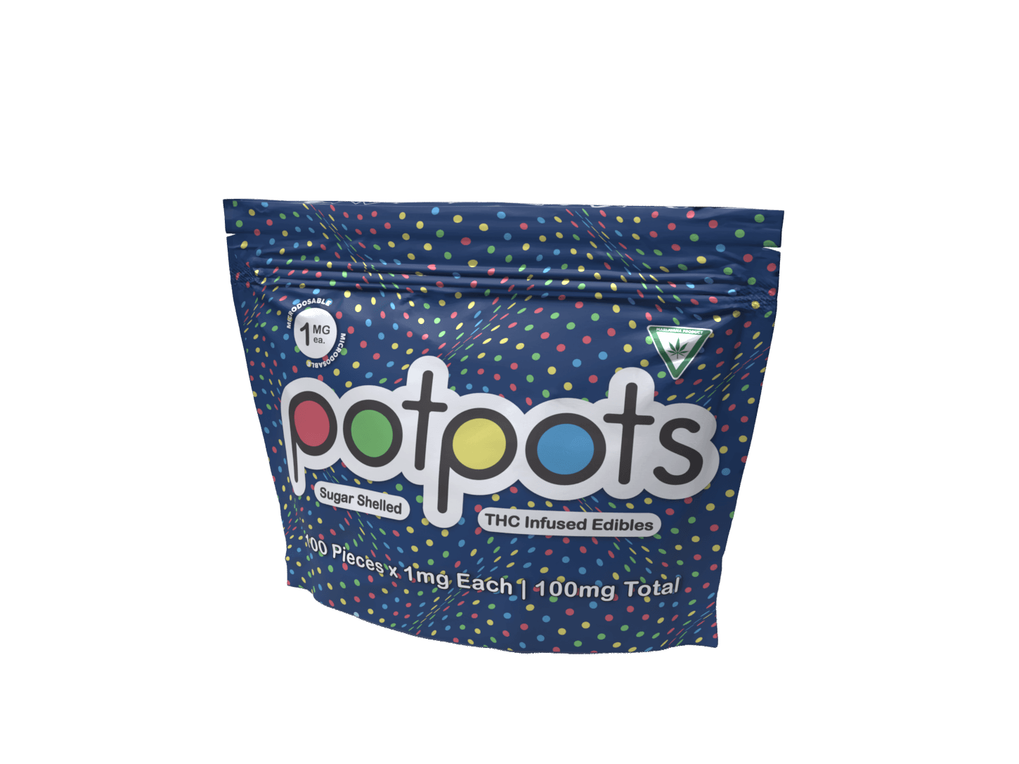 POTPOTS Dark Chocolate | 100 x 1mg | Pot Pots