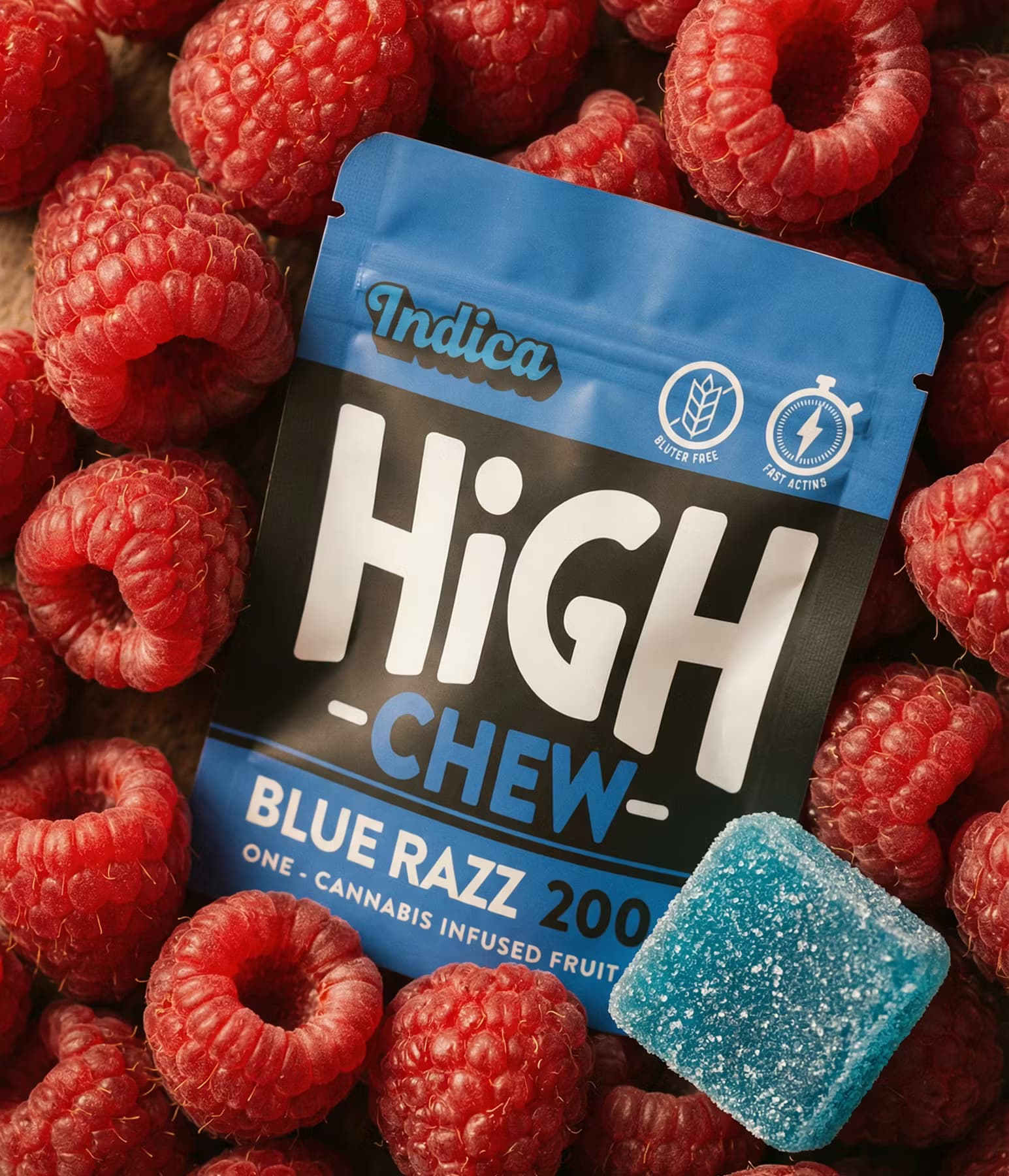 Hi-Chew High Chew | 200mg Gummies | Blue Razz