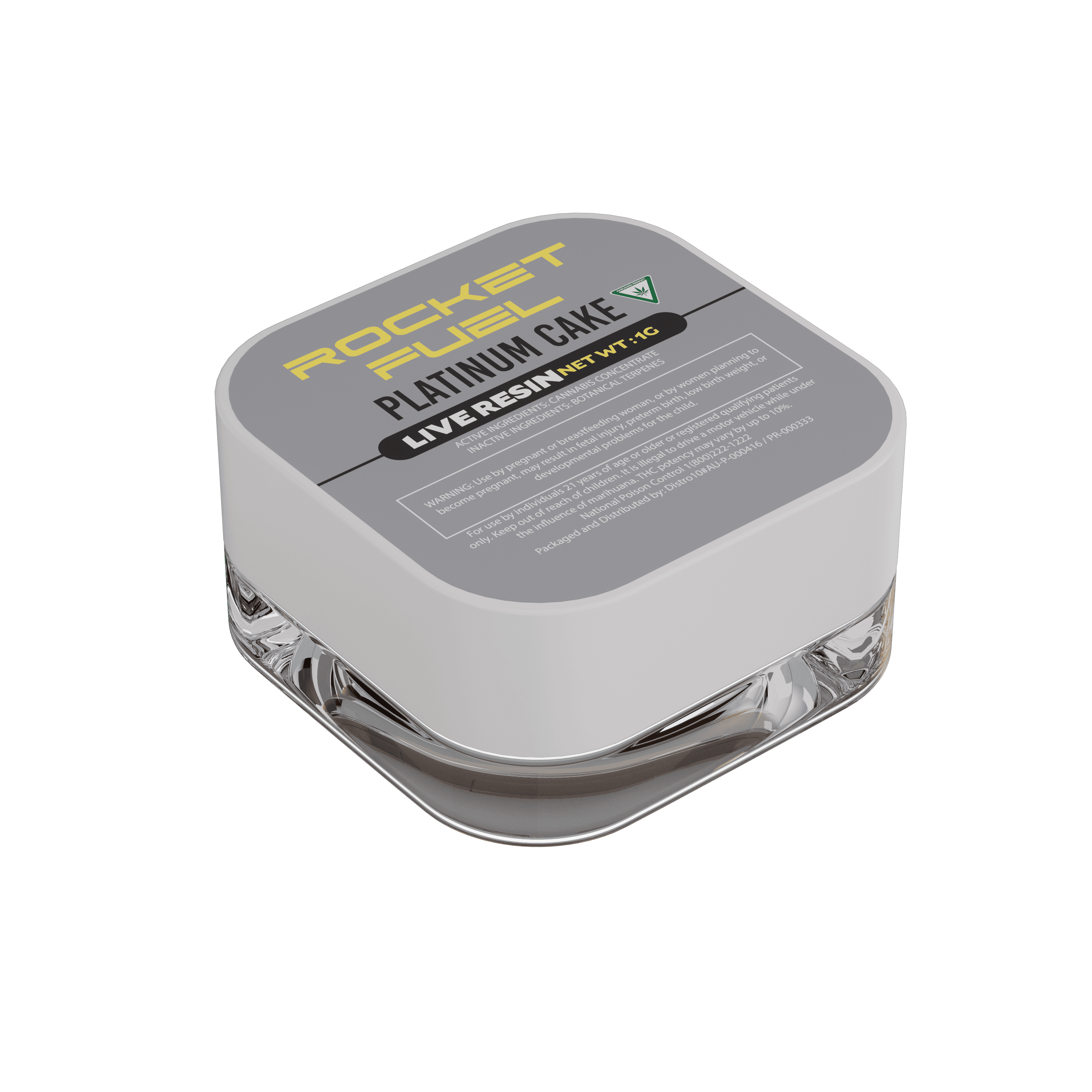 ROCKET Fuel - 1G Live Resin - Platinum Cake
