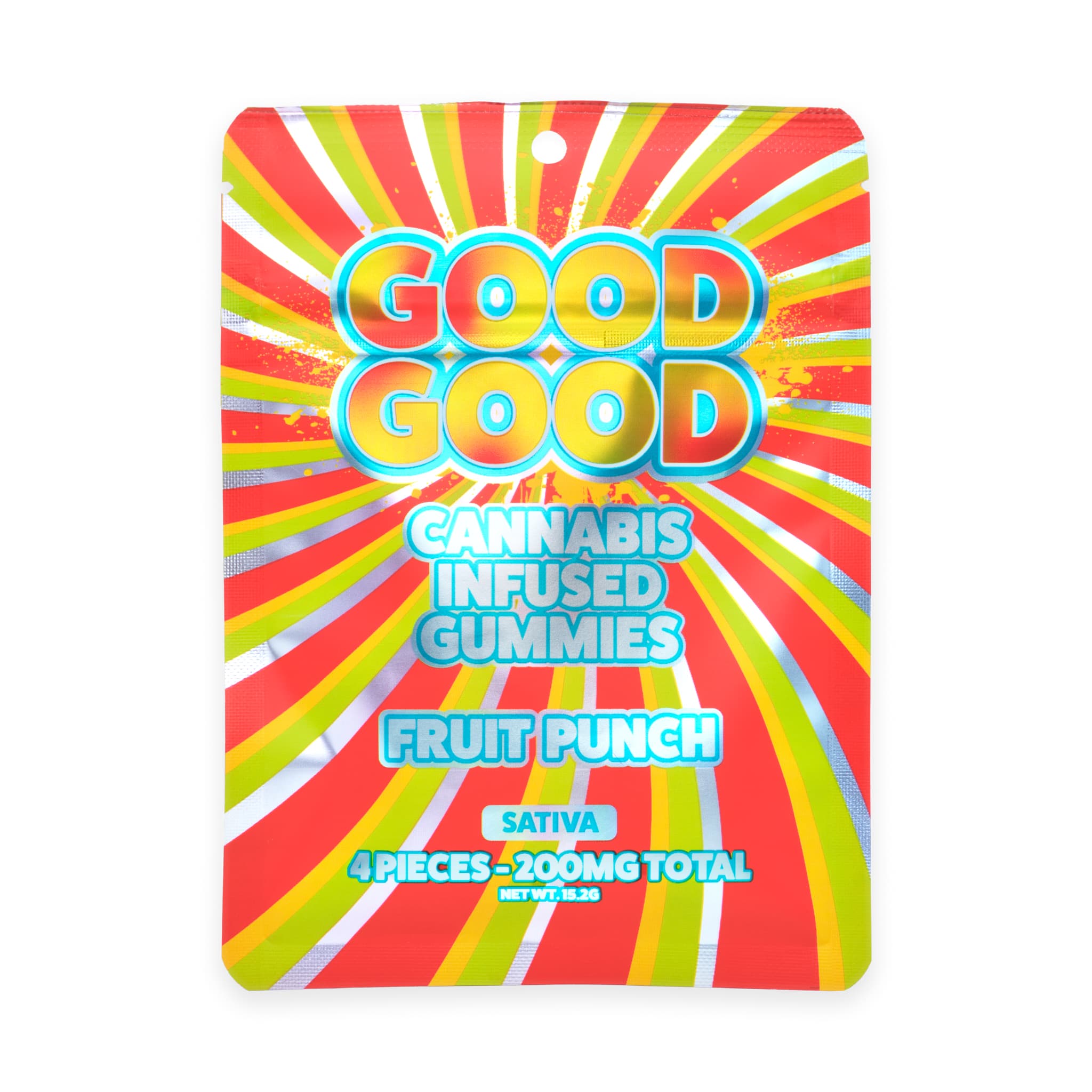GoodGood Fruit Punch 4pk | 200MG Gummies