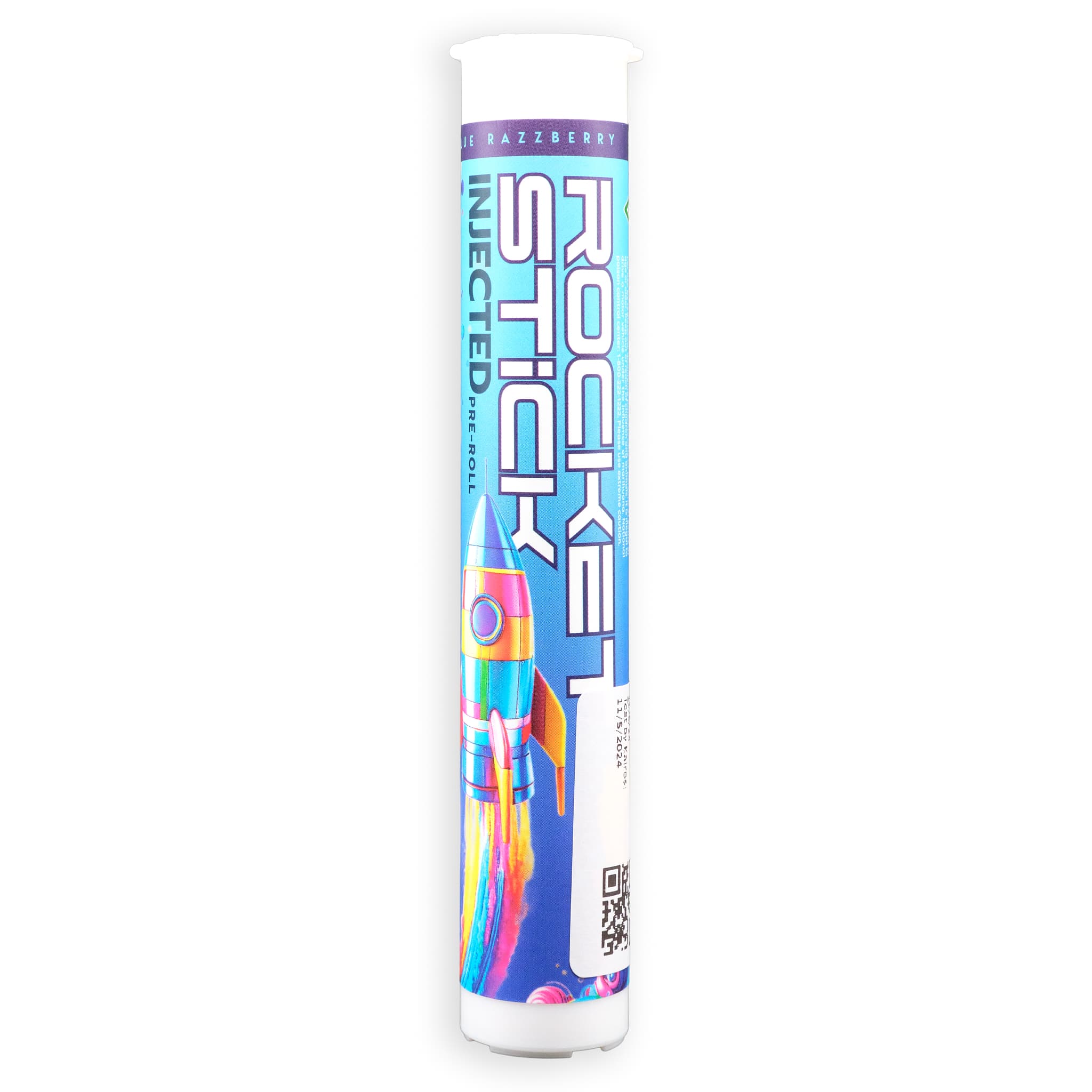 Rocket Stick Blue Razz Infused Pre-Roll