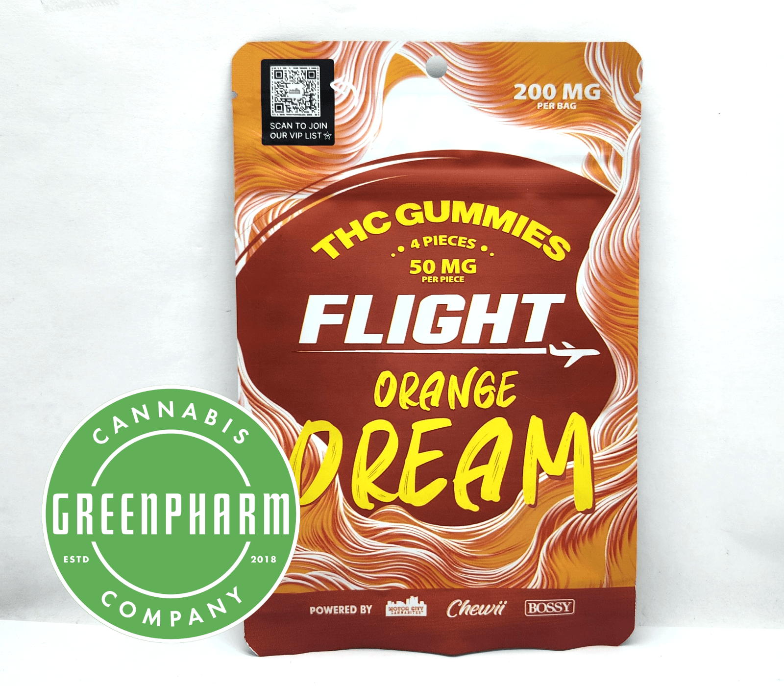 Flight Flight Orange Dream Gummies 200mg