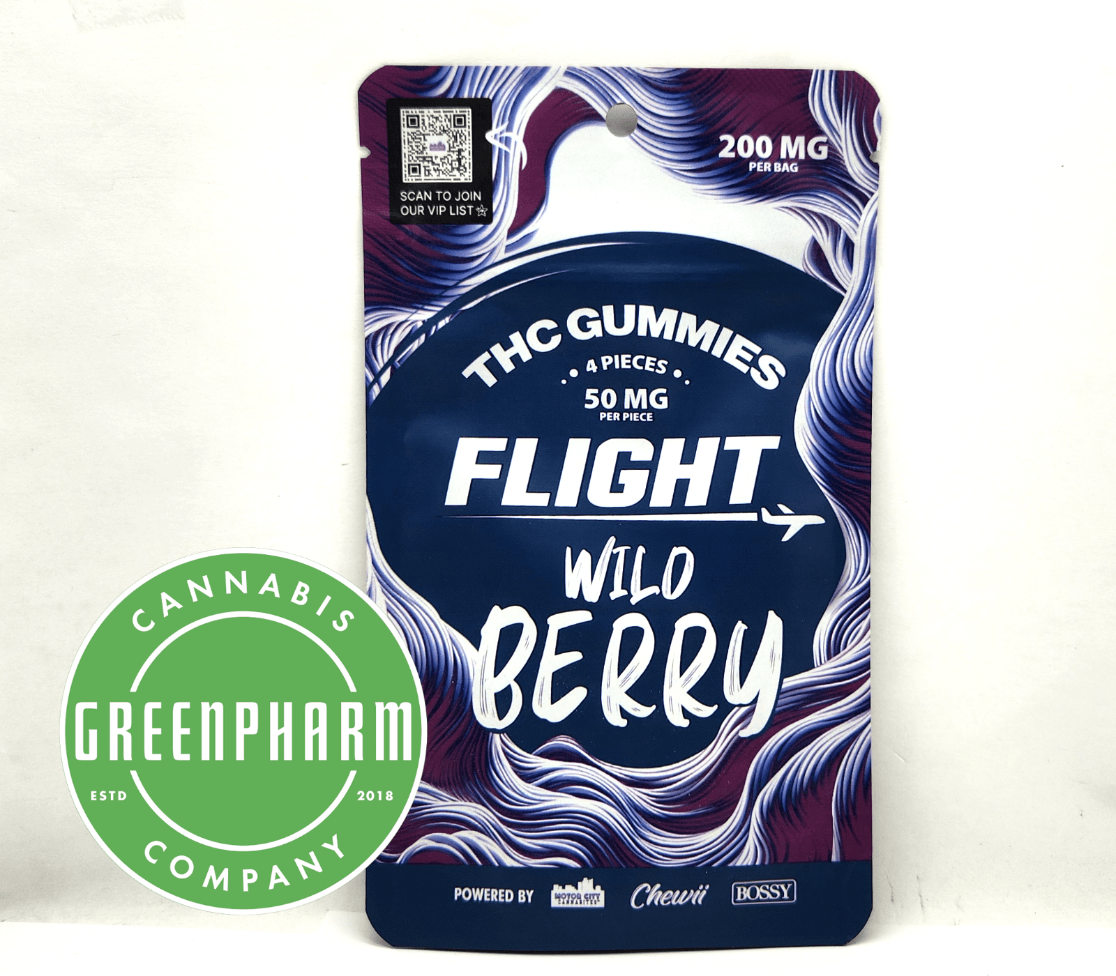Flight Flight 200mg Gummies Wild Berry