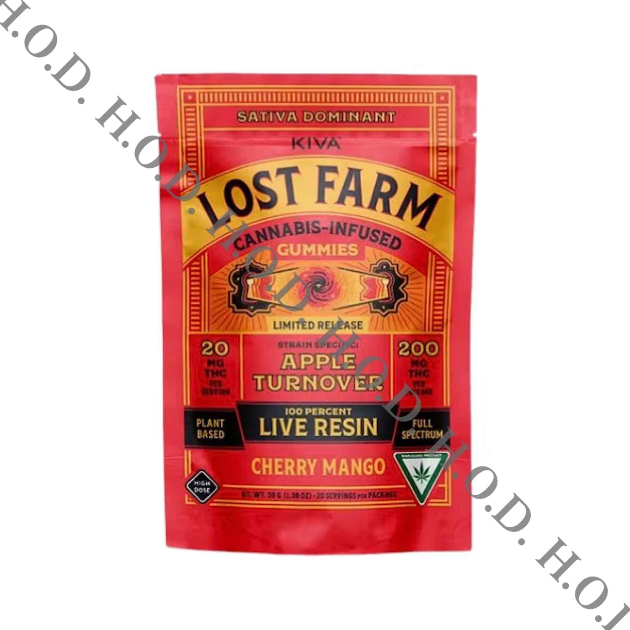 Lost Farms Lost Farms Cherry Mango Live Resin Gummies 200mg
