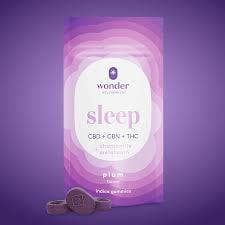 WONDER Wonder Gummies 200mg Sleep 1:1:1 CBD CBN THC Plum and Chamomile