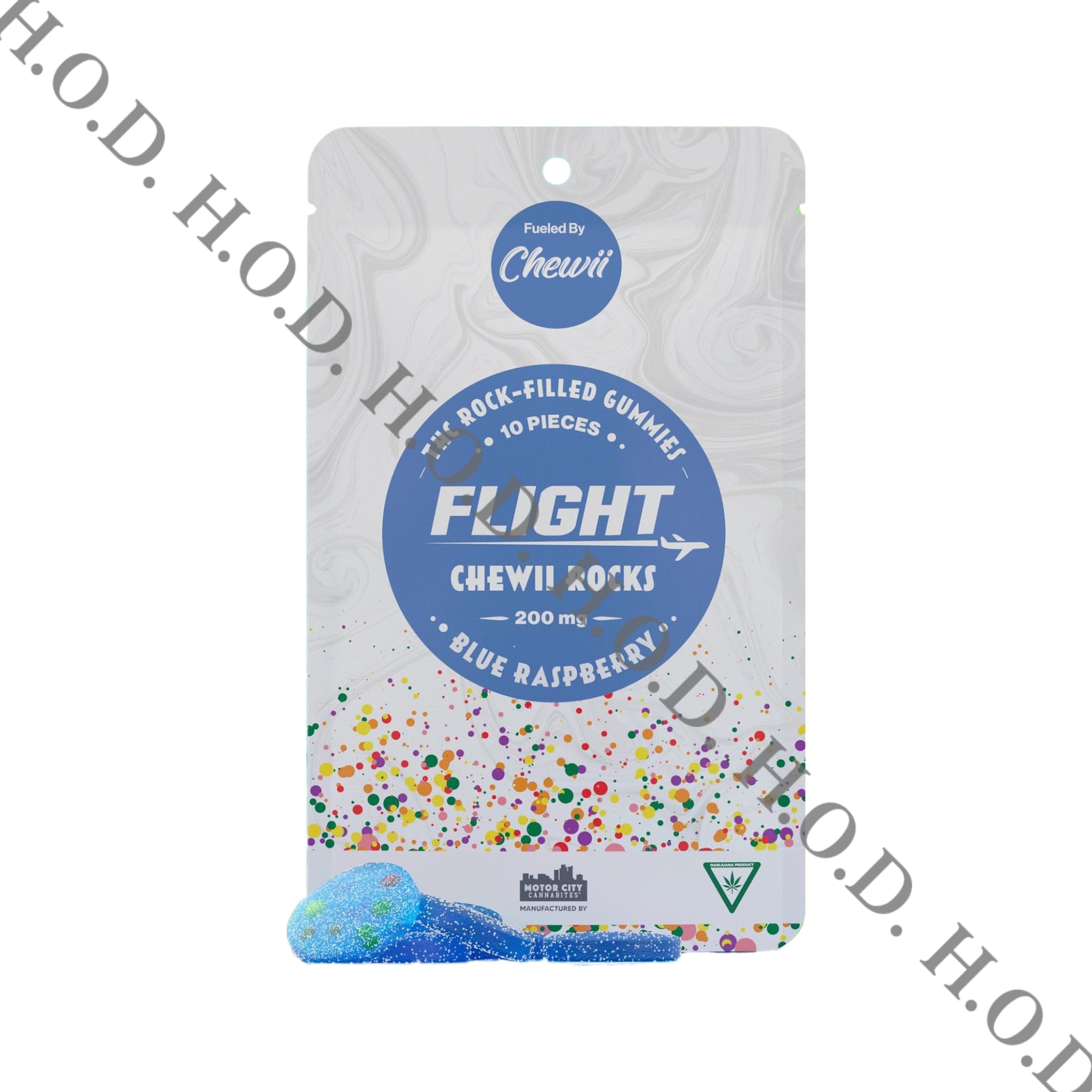Flight Flight Chewii Blue Raspberry Rocks 200mg