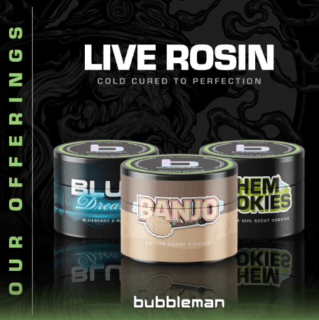 Bubbleman Live Rosin - Donnie Burger