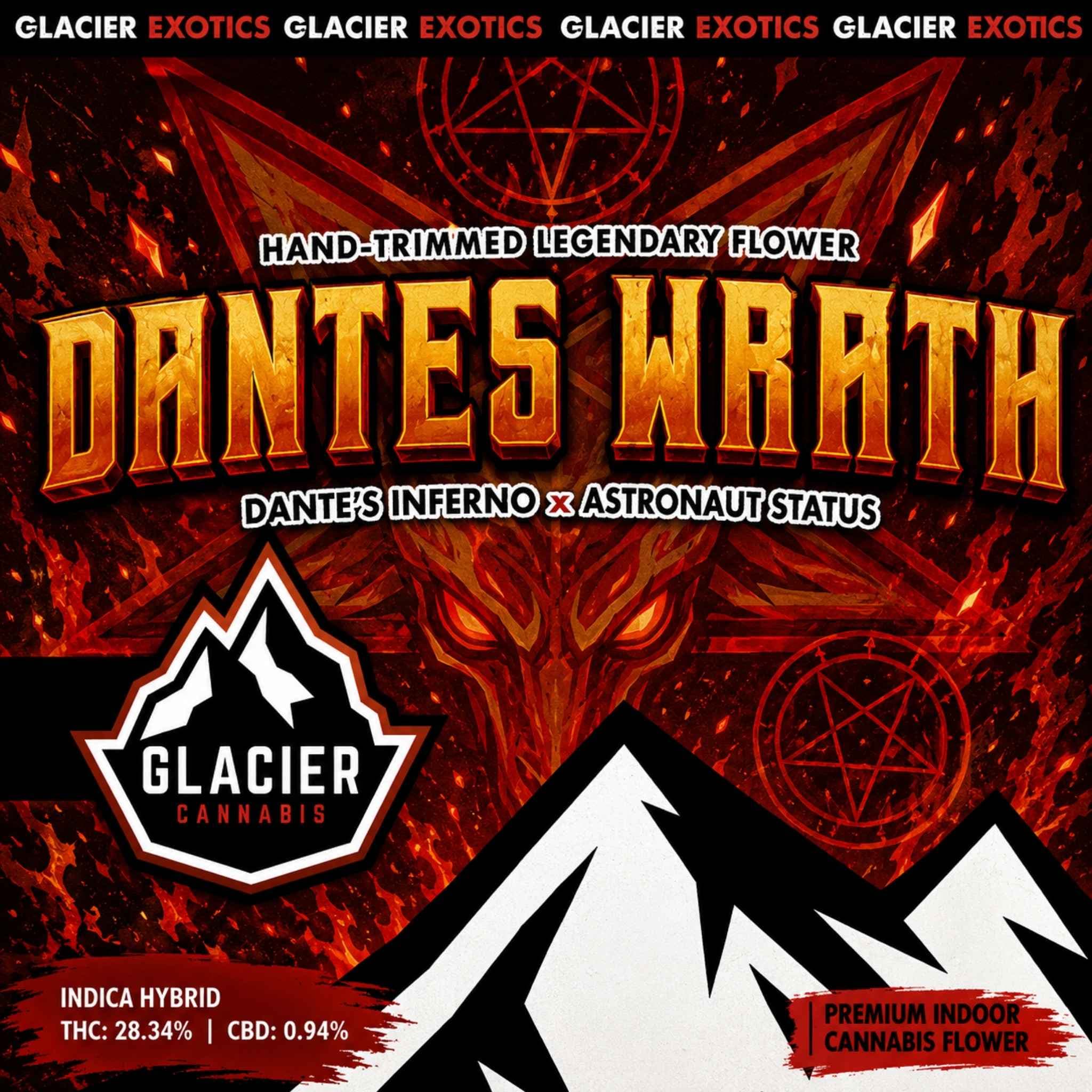 Glacier Cannabis DANTE'S WRATH 3.5G