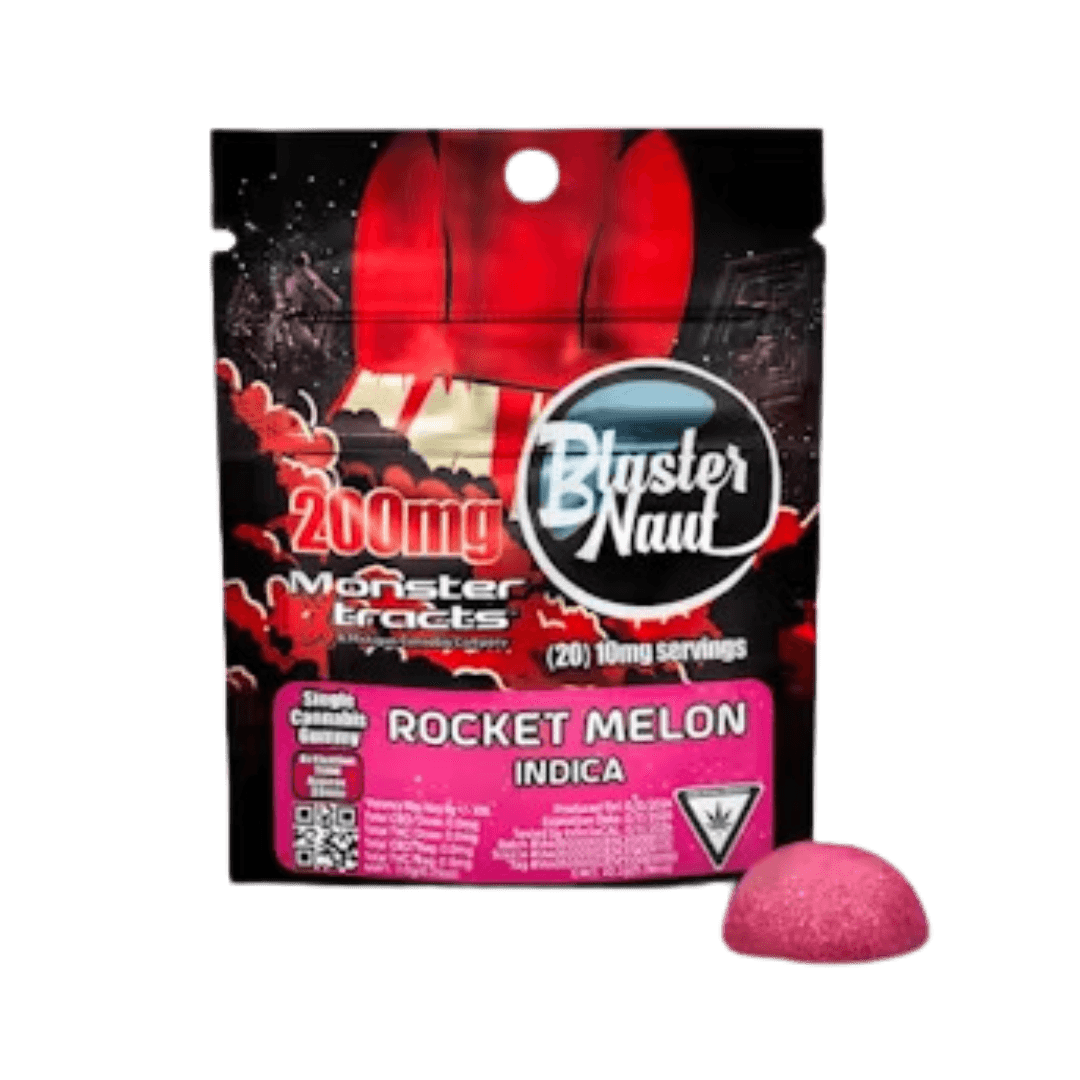Monster Xtracts 200mg Gummies Blaster Naut - Rocket Melon