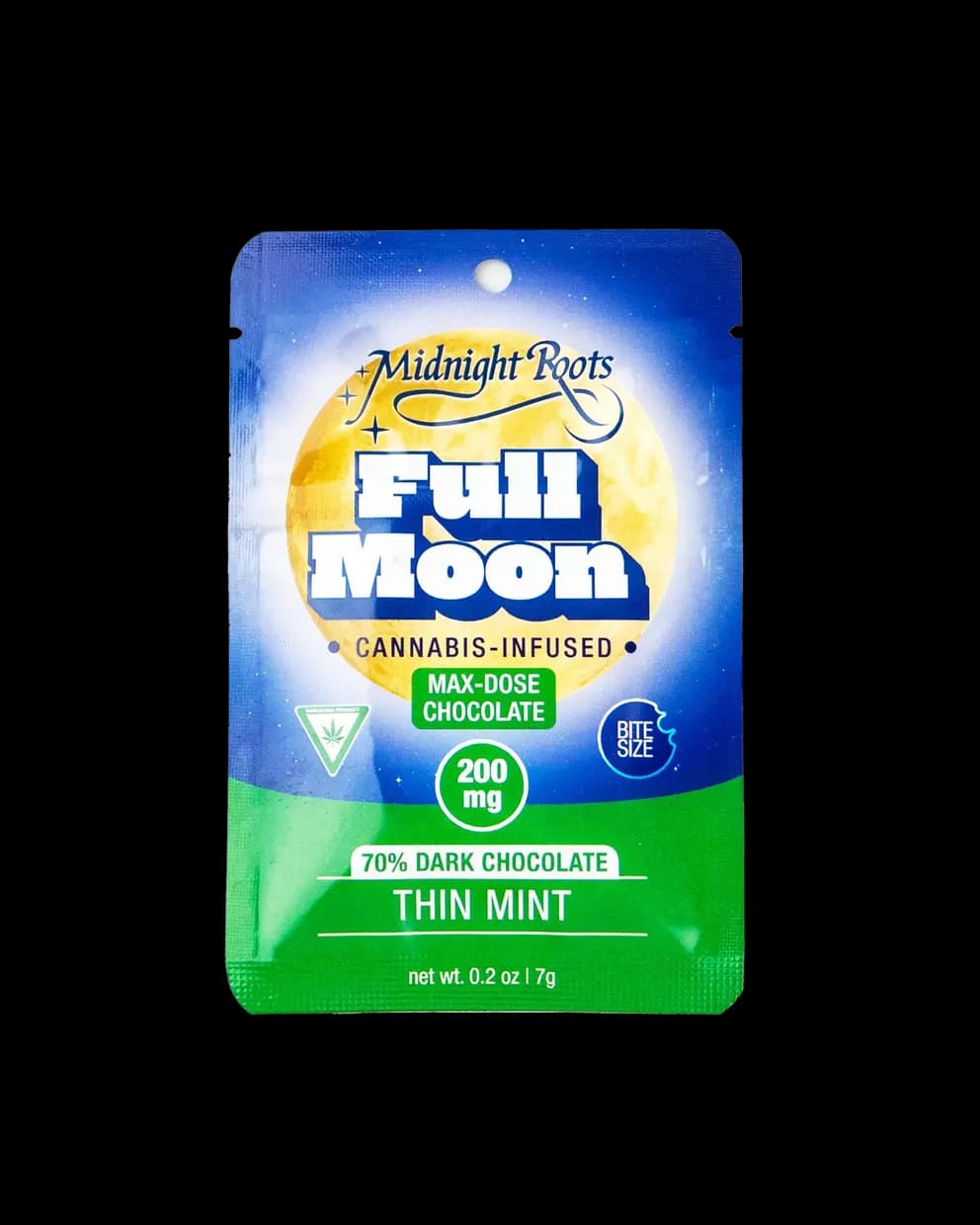 Midnight Roots 200mg Full Moon | Rich Dark Chocolate