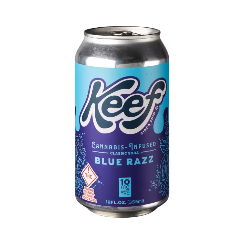 Keef Blue Razz [12oz] (10mg) Edibles