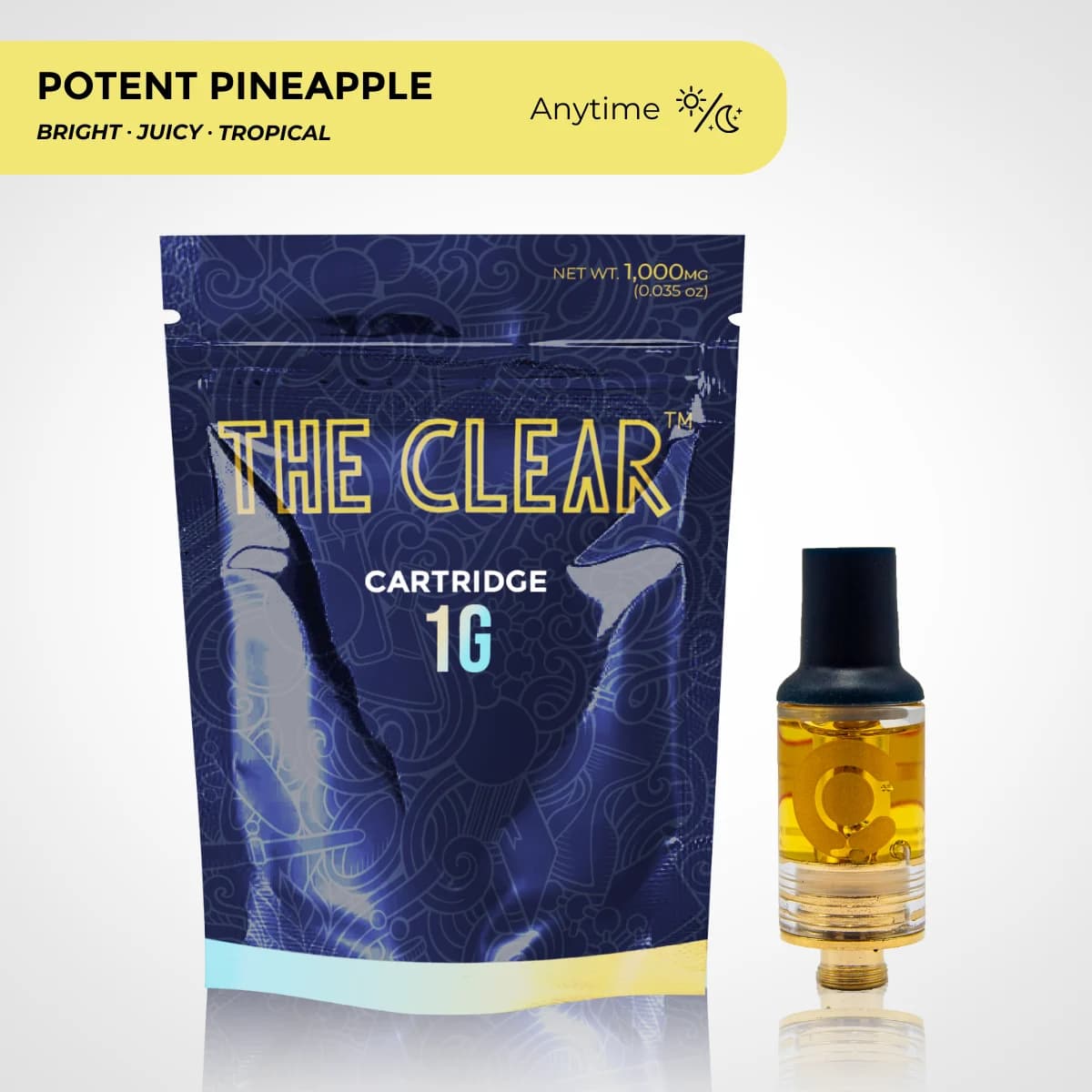 CLEAR Brands The Clear Original Cartridge 2000mg | Potent Pineapple