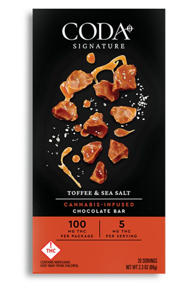 Coda Signature Toffee & Sea Salt [20pk] (100mg THC)