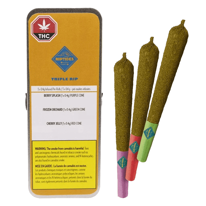 Riptides Triple Rip Combo Pack 3 x 0.4g Infused Pre-Rolls