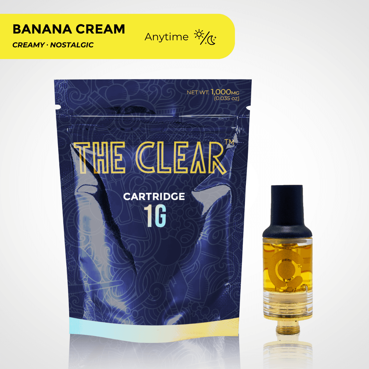 CLEAR Brands The Clear Original Cartridge 1000mg | Banana Cream