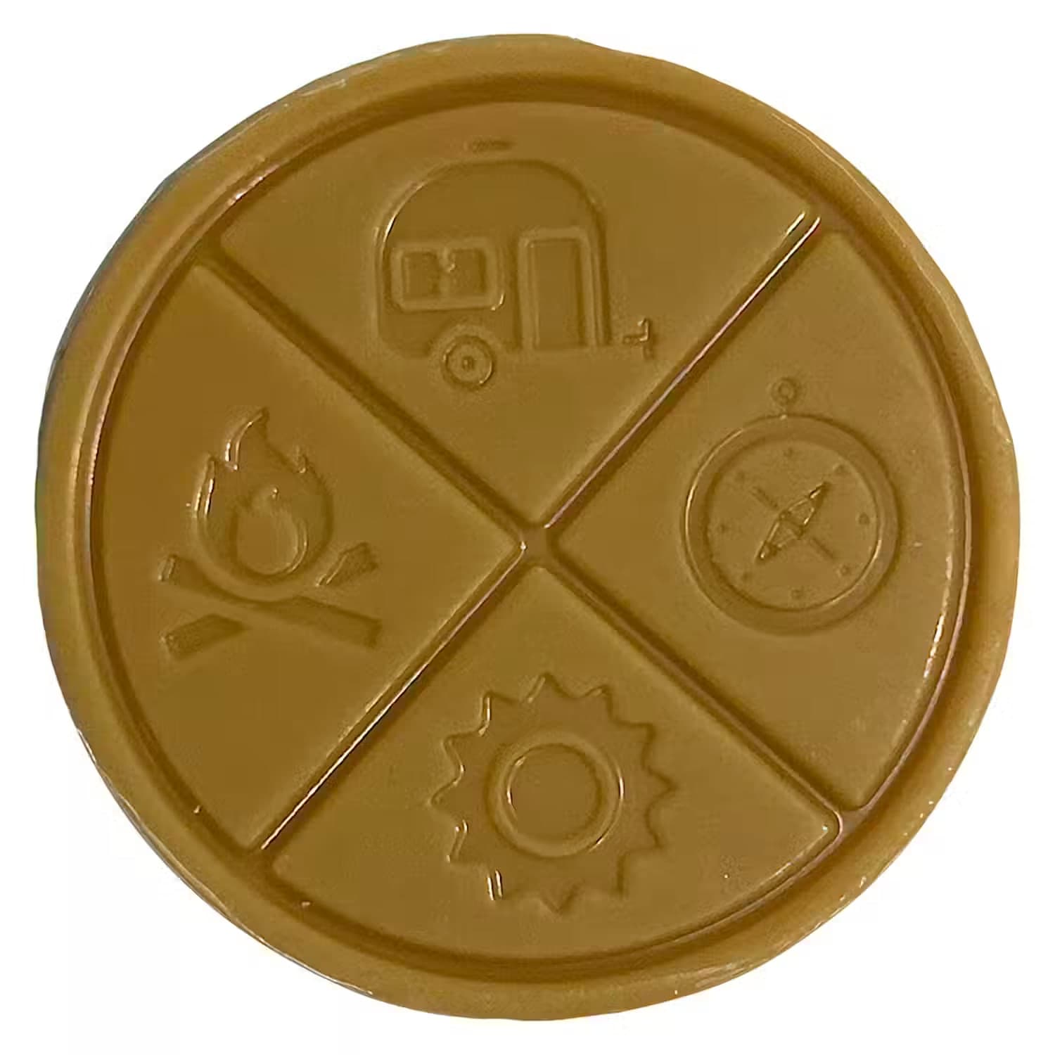 The Hazy Camper Caramel Gold Full Spectrum THC x 1 Pc Chocolate