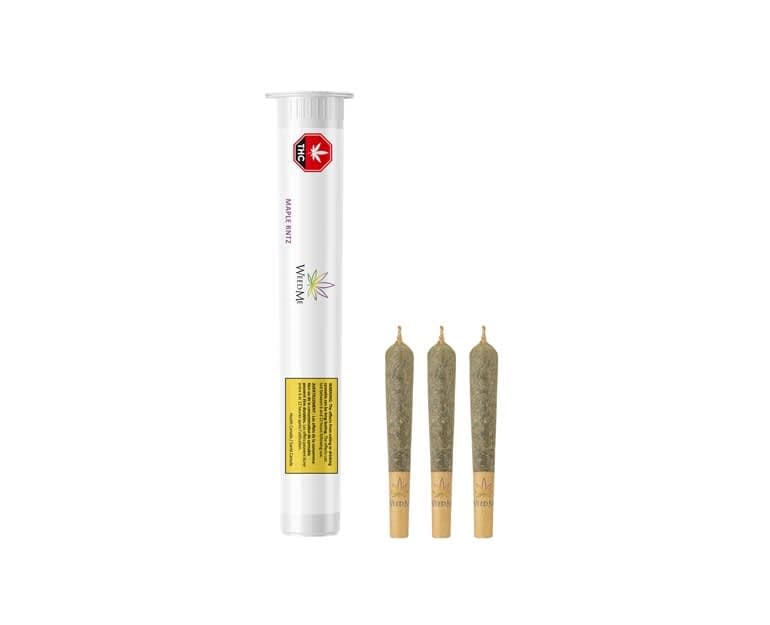 Weed Me Weed Me Maple RNTZ (Pre-Roll) / 1.5g / Pre-Roll Packs (3) / Indica