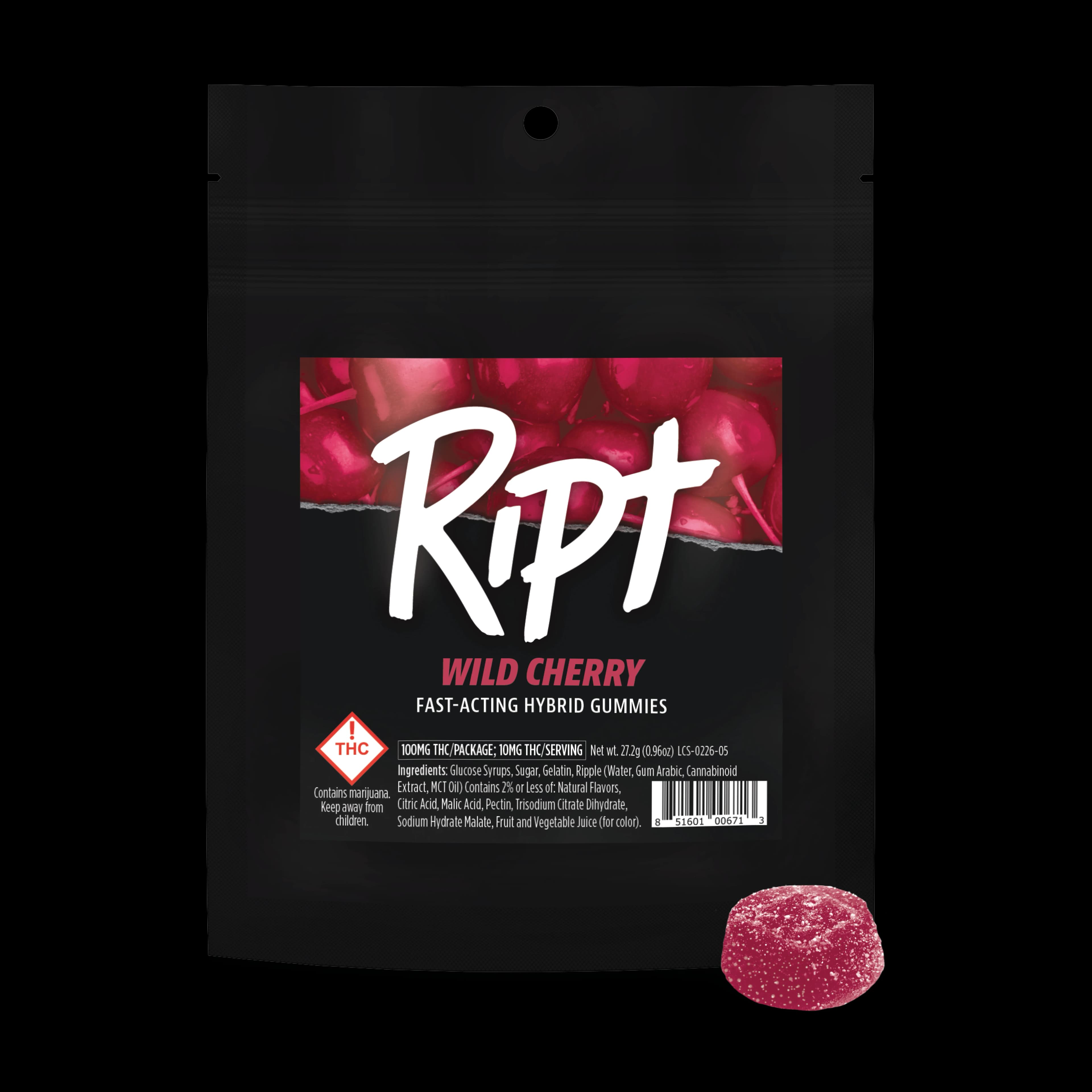 Ript Wild Cherry - Hybrid [10pk] (100mg)