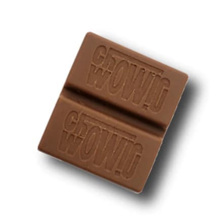 Chowie Wowie THC Milk Chocolate 2pc
