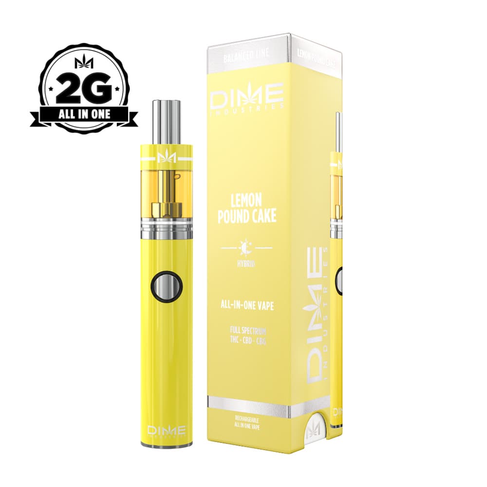 Dime Industries Lemon Pound Cake Balanced Line 2G All In One Device