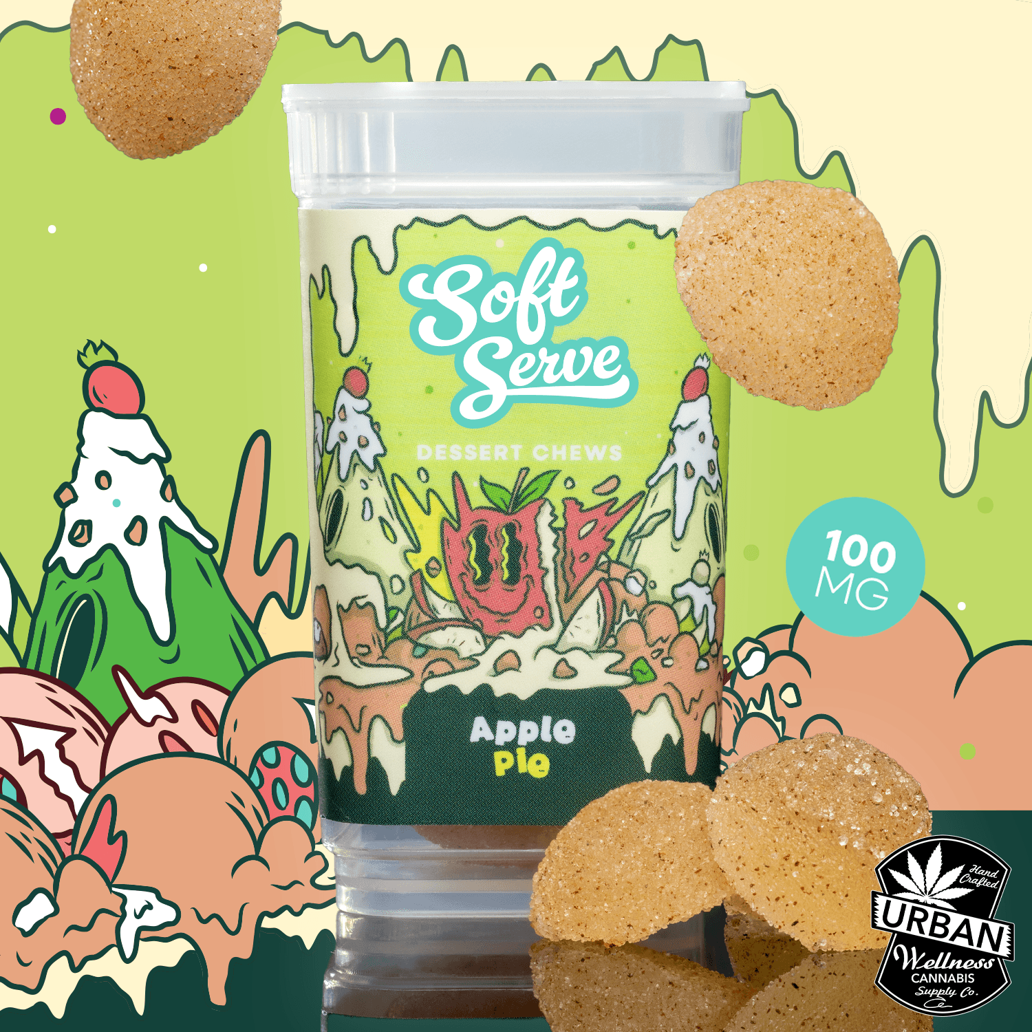 Soft Serve Apple Pie [10pk] (100mg)