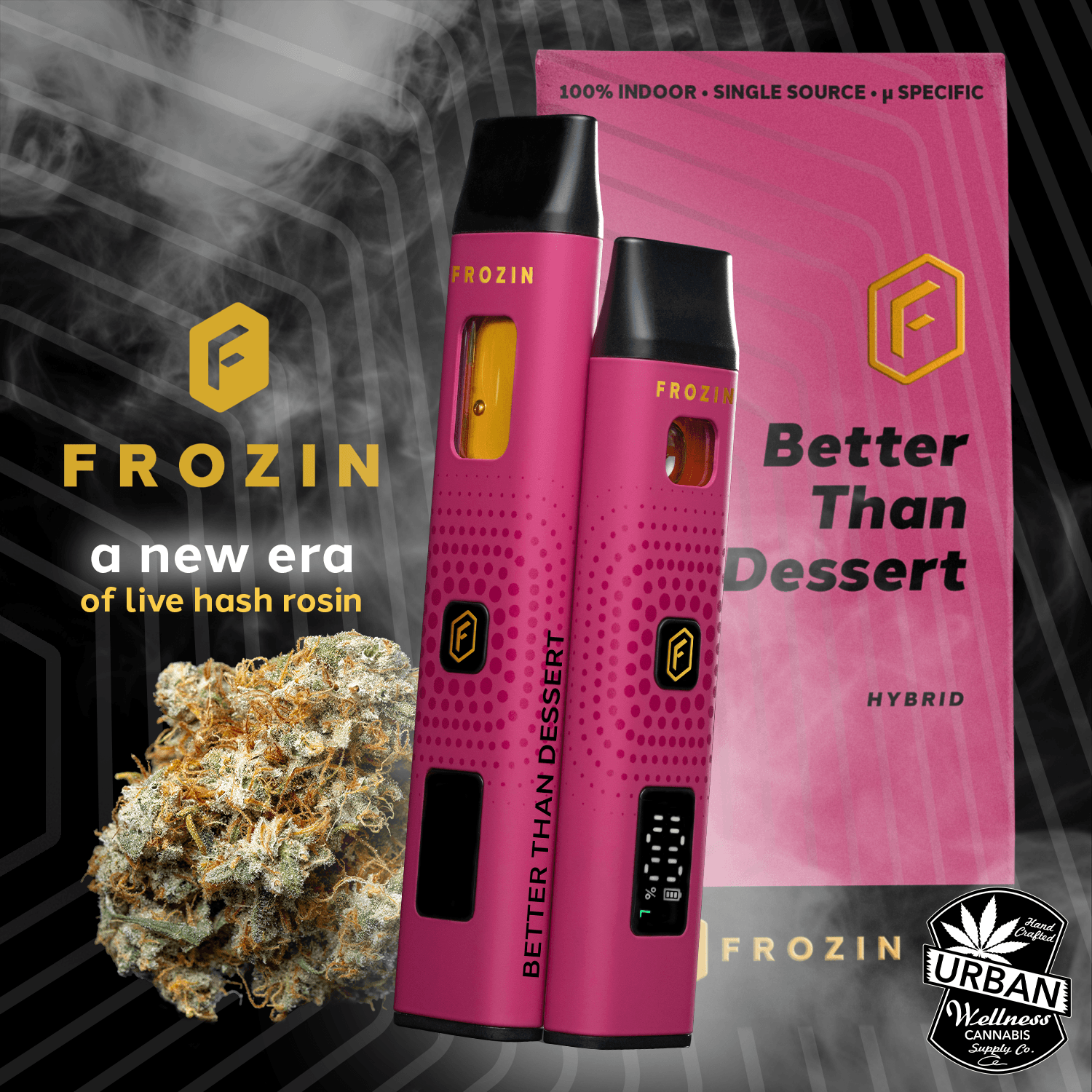 Frozin Better Than Dessert [2000mg] - Live Rosin AIO Cart