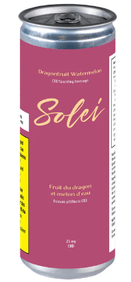 Solei Dragonfruit Watermelon 355mL Sparkling Beverage