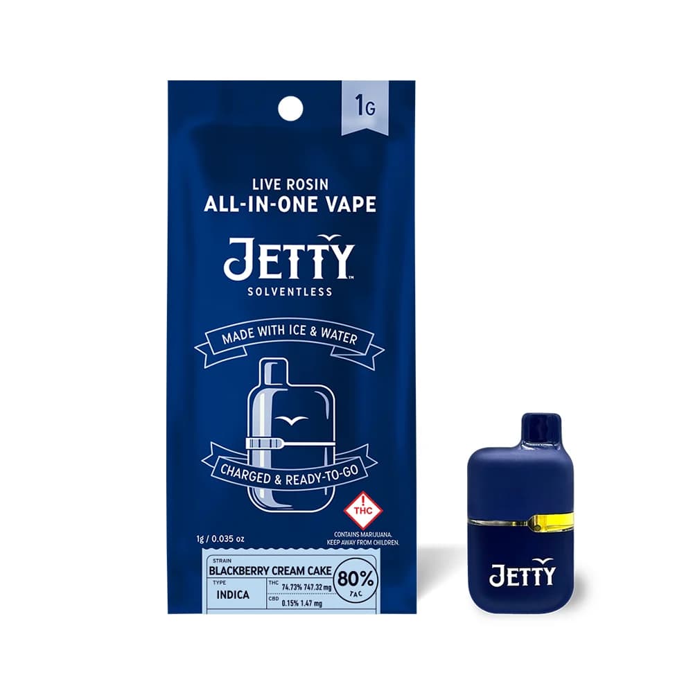 Jetty Extracts Live Rosin Cartridge - Blackberry Cream Cake (I)
