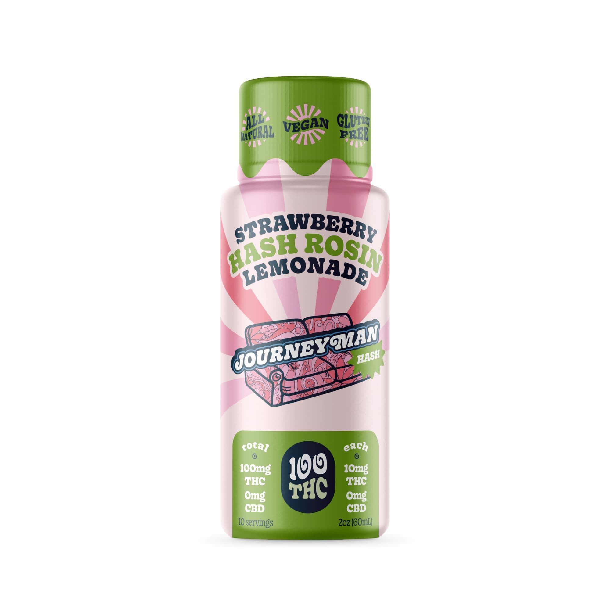 Journeyman Journeyman Rosin Lemonade 100mg; Strawberry Beverages