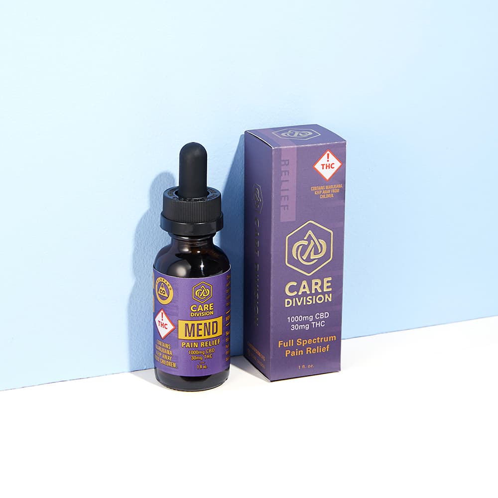 Care Division Mend [1oz] (100mg THC | 1,000mg CBD)