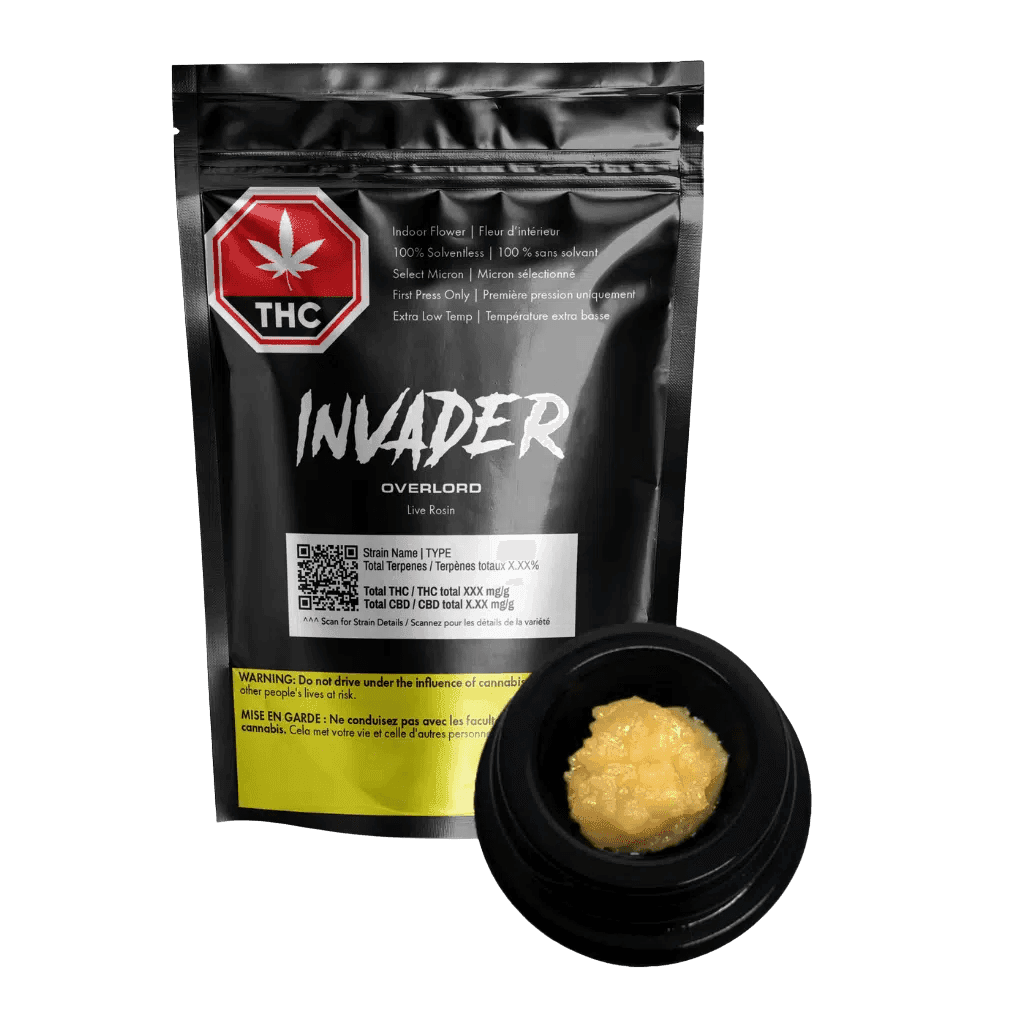 INVADER OVERLORD Ego Checker | Live Rosin | 1g