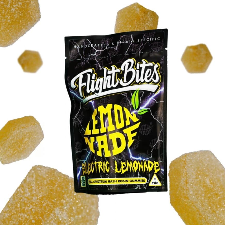 Flight Bites Electric Lemonade - 100mg THC (10x 10mg)