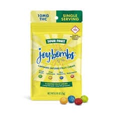 Joy Bombs by Joyibles Joy Bombs Sour Fruit - 10mg THC (4pk / 2.5mg ea)