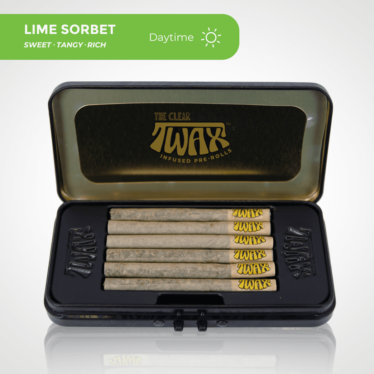 CLEAR Brands TWAX Minis Infused Pre-rolls 3g [6 Pack] | Lime Sorbet