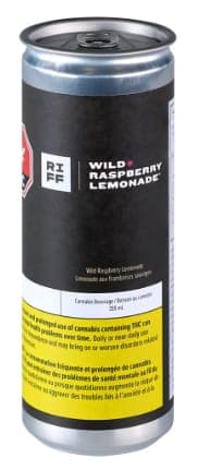 RIFF Wild Raspberry Lemonade - RIFF - THC Drinks