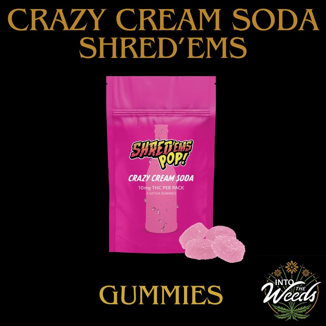 SHRED Crazy Cream Soda - 4 x 2.5mg