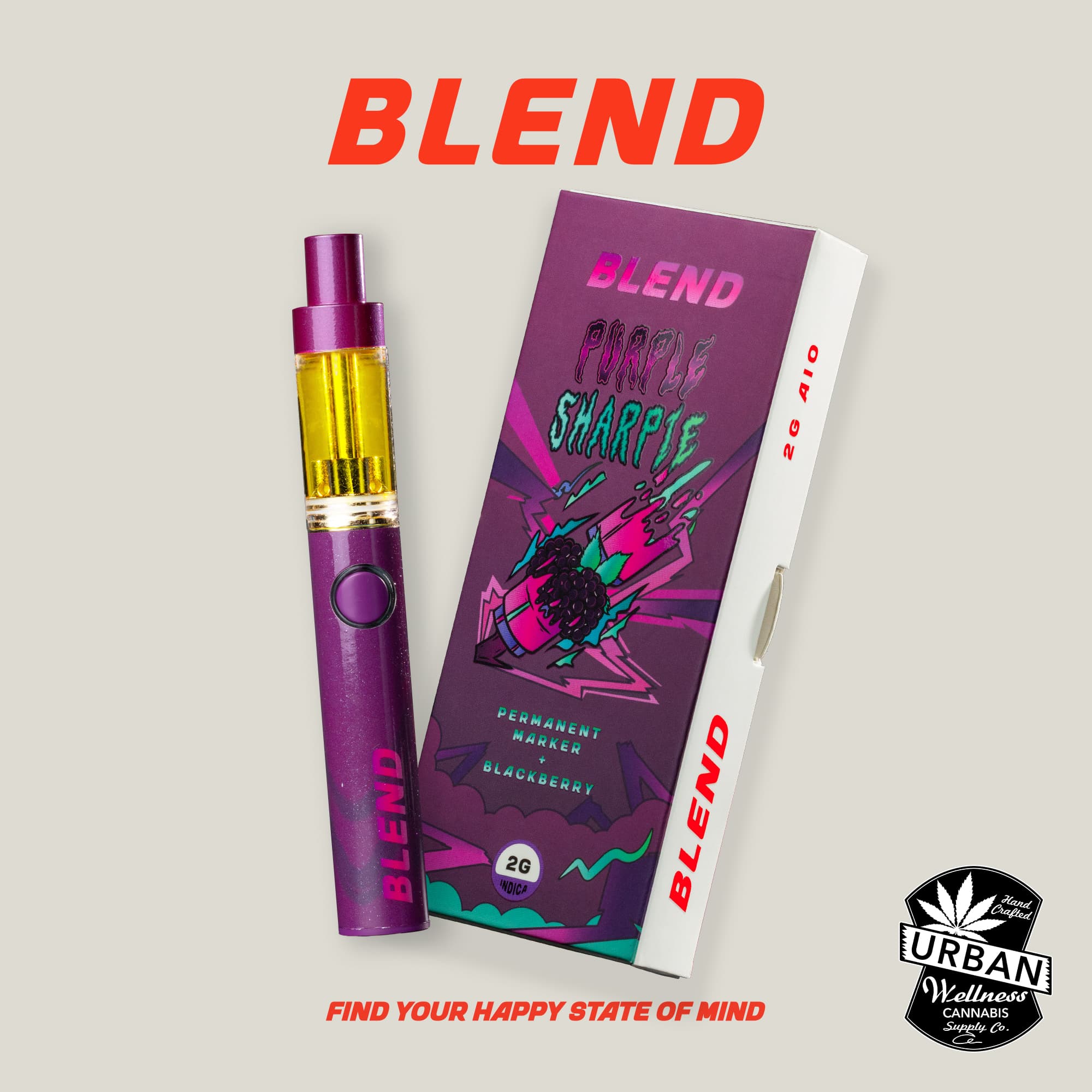 Blend Purple Sharpie [2000mg]