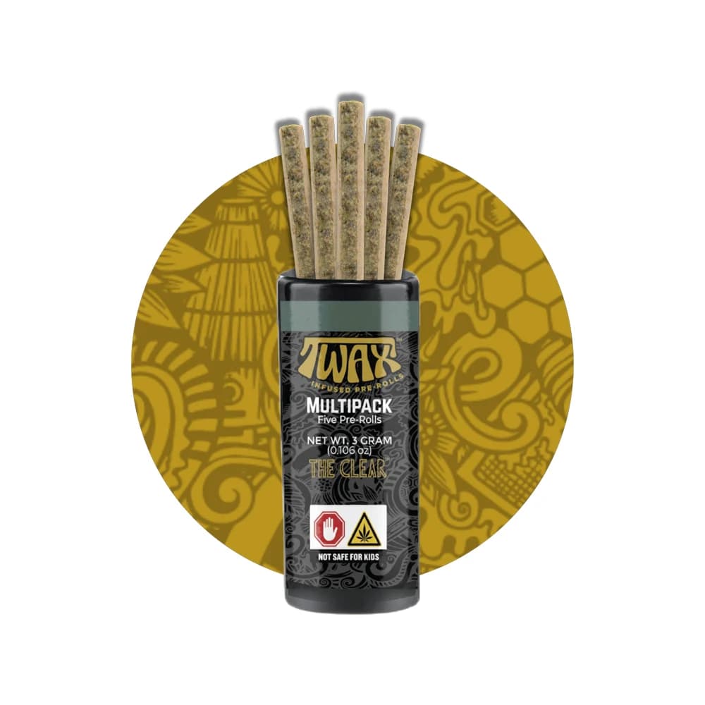 CLEAR Brands TWAX Minis Infused Pre-rolls 3g [5 Pack] | Lime Sorbet
