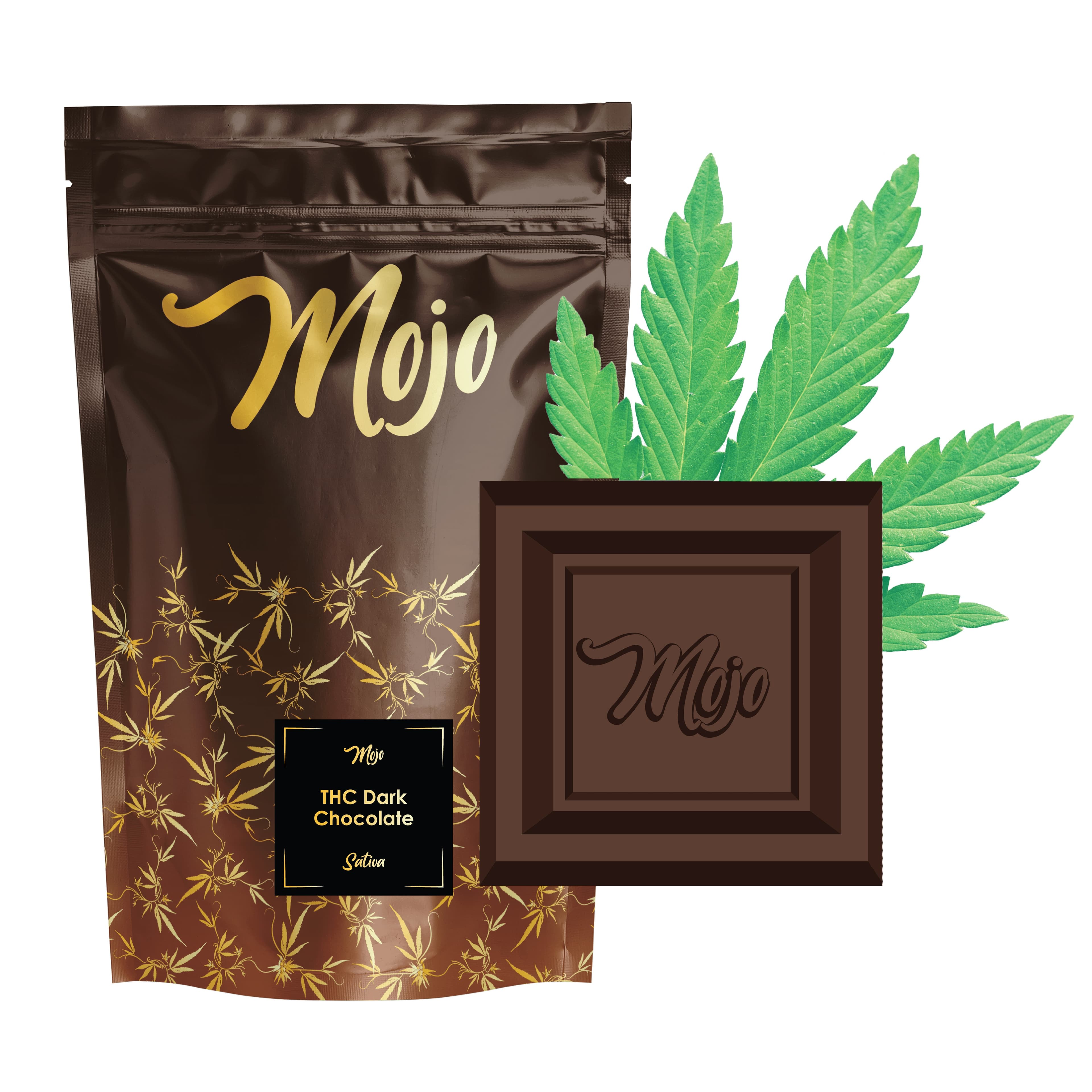 Mojo Chocolate Bites - 200mg - Dark Chocolate - Sativa