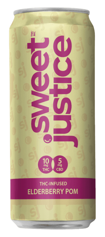 Sweet Justice Sweet Justice 10mg 2:1 THC:CBD Drink Elderberry Pom