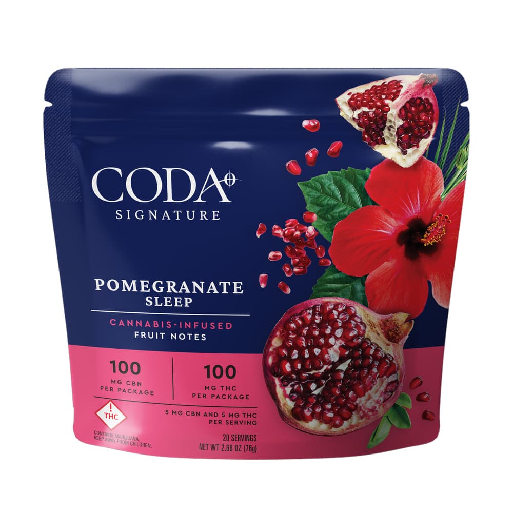 Coda Signature Pomegranate Sleep [20pk] (100mg CBN/100mg THC)
