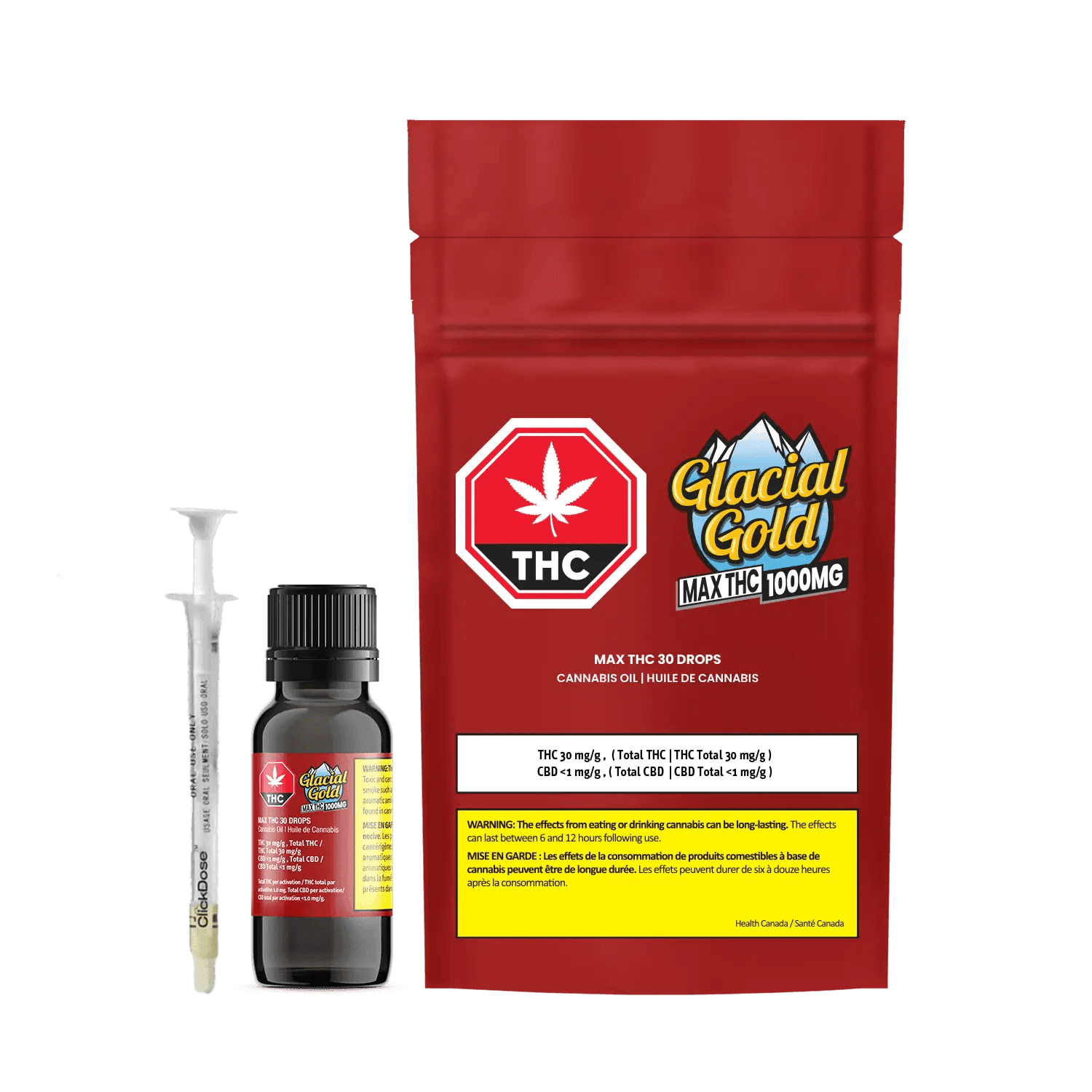Glacial Gold THC30 33.3g Oil