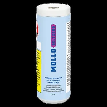 Mollo Wildberry Acai Seltzer - Mollo - THC Drinks