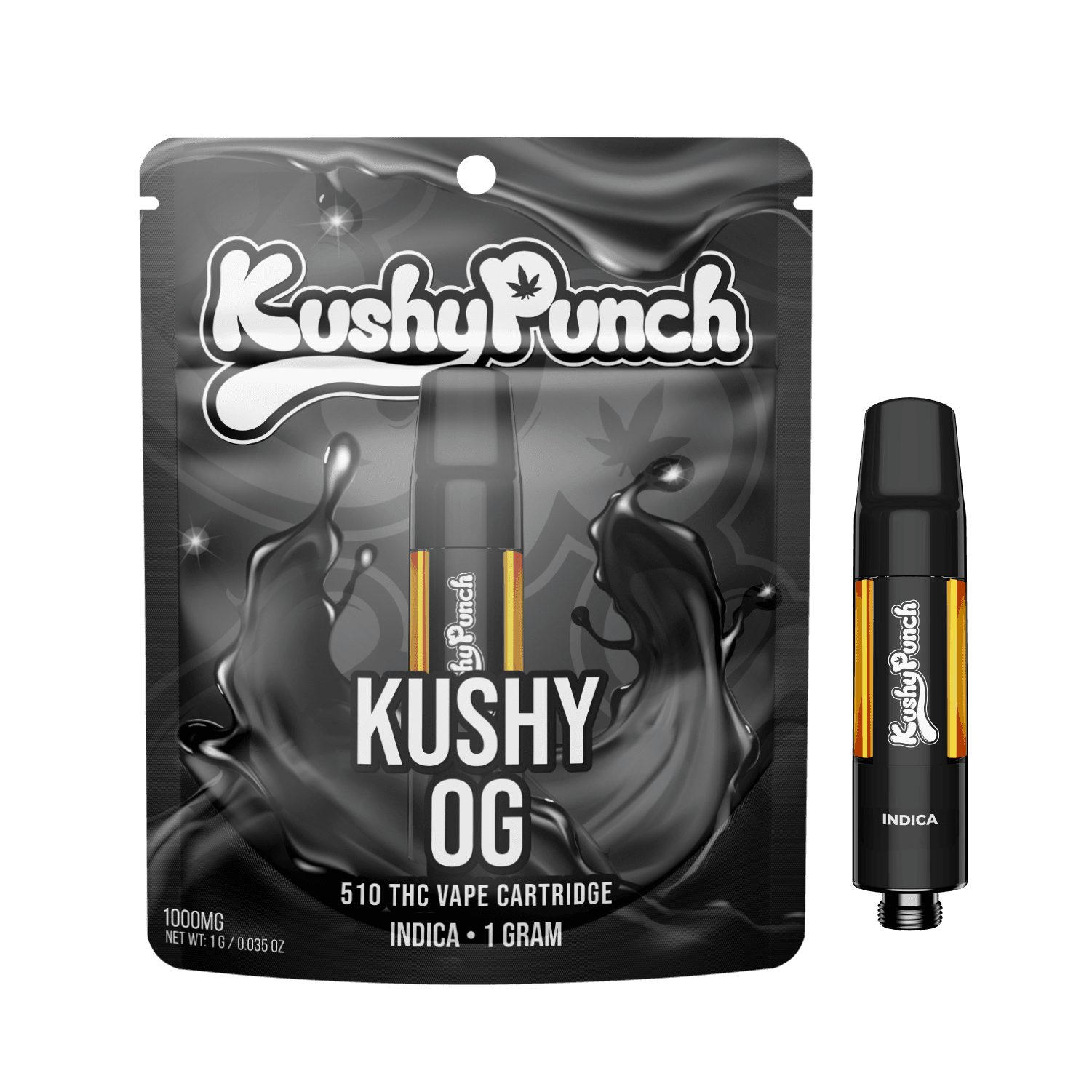 Kushy Punch Kushy Punch - 1g 510 Cartridge - Kushy OG