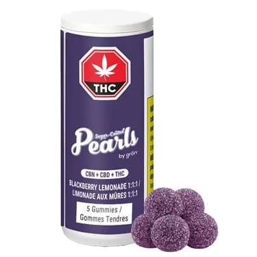 PEARLS Blackberry Lemonade 1:1:1 CBN/CBD/THC - Pearls - Gummies